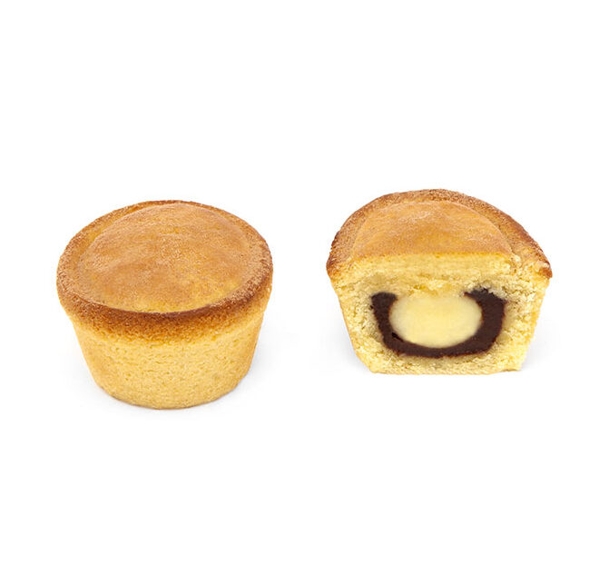 Mini pasticciotto crema e cioccolato